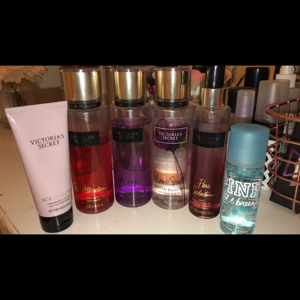 Victoria secret\ pink perfumes and lotion